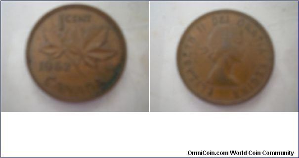 One cent, Elizabeth II