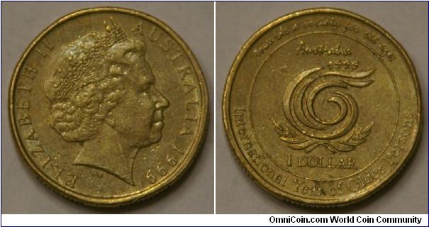 1 dollar.  Int. Yr. of Older Persons