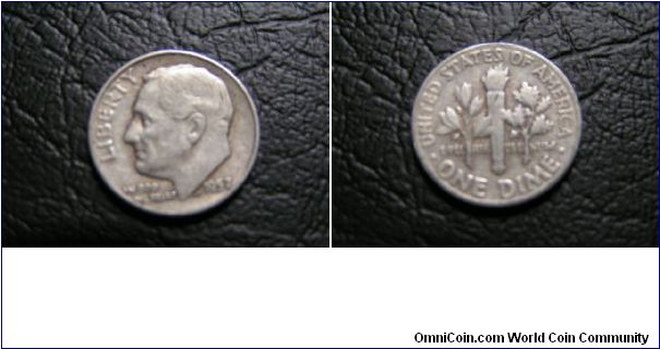 Silver one dime