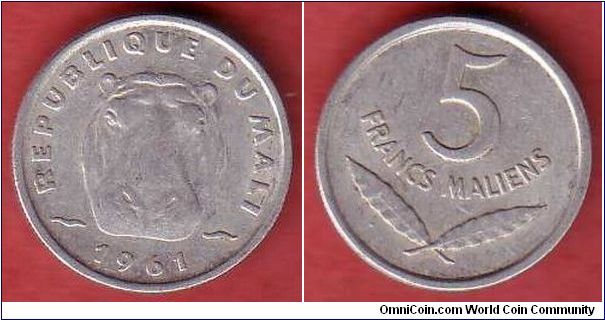 5 Francs 1961