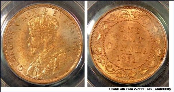 Penny PCGS MS63RD