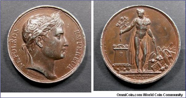 Paix de Vienne.
41 mm. Tin bronzed