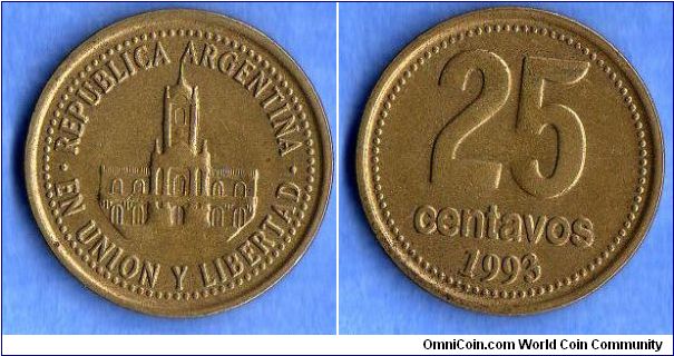 Denominacion: 25 Cetimos