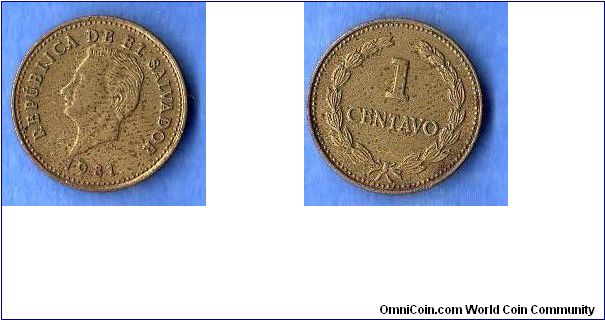 Denominacion: 1 Centimo
