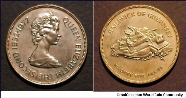 Crown - Silver jubilee of Queen Elizabeth II