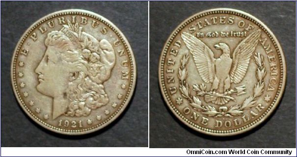Silver Morgan dollar - Denver Mint