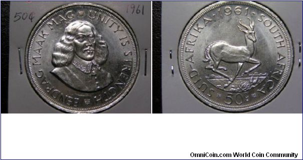 silver 50 cents crown
