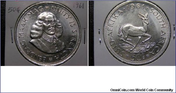 silver 50 cents crown