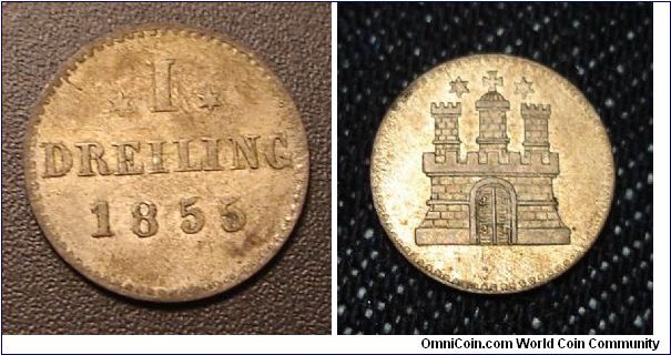 Unc 1 dreiling from Hamburg Germany.