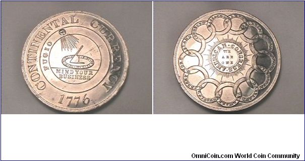 CONTINENTAL CURRENCY 1776

copper-nickel
