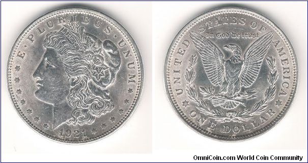 Morgan Dollar 1921