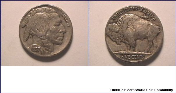 US BUFFALO FIVE CENTS