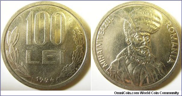 Romania 1994 100 lei.