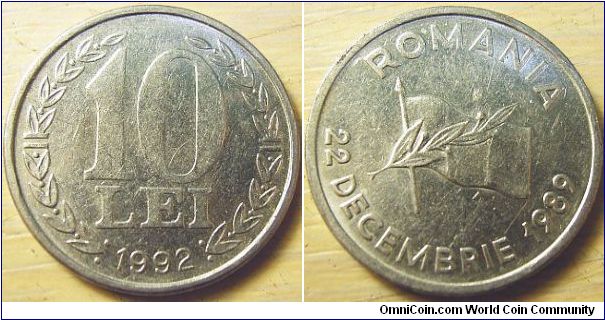 Romania 1992 10 lei.