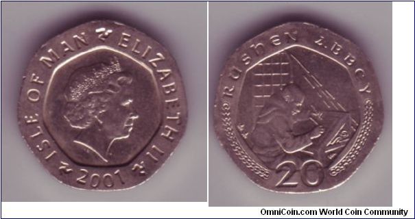 Isle Of Man - 20p - 2001

Showing an image in relation to Rushen Abbey
