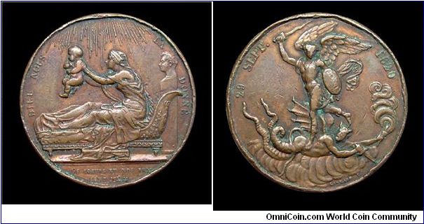 Birth of the Duke of Bordeaux - Mm 39