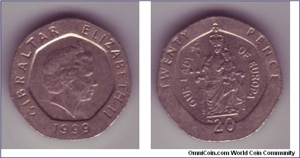 Gibraltar - 20p - 1999

As before but with the Type 4 head