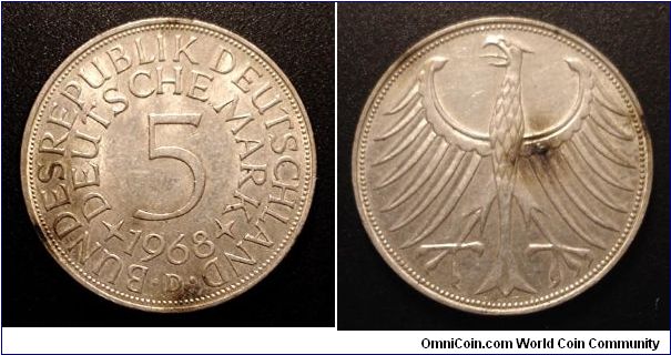 German 5 mark, crazy eagle. :)