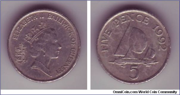 Guernsey - 5p - 1992

Showing a yatch/sailing boat a design originally issued in 1995 on the old sized 5p