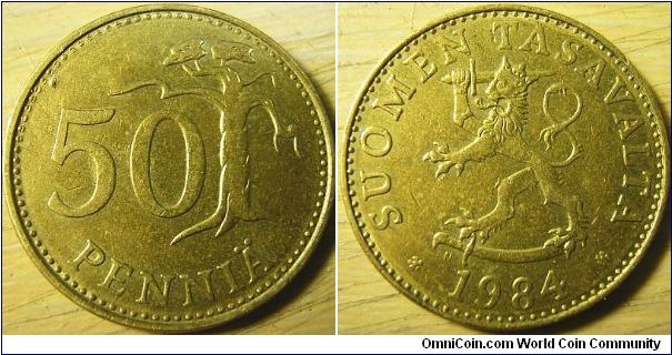Finland 1984 50 pennia.