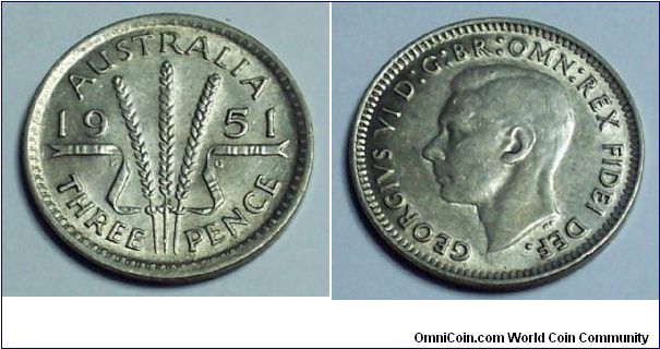 1951 3 Pence