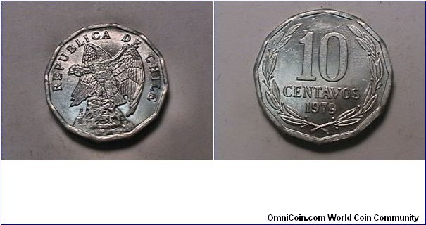 REPUBLICA DE CHILE
10 CENTAVOS
alum