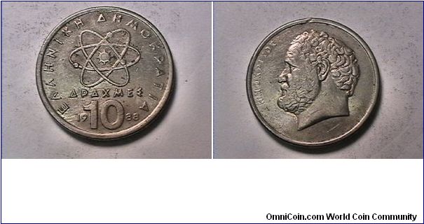 10 DRACHMAI
copper nickel