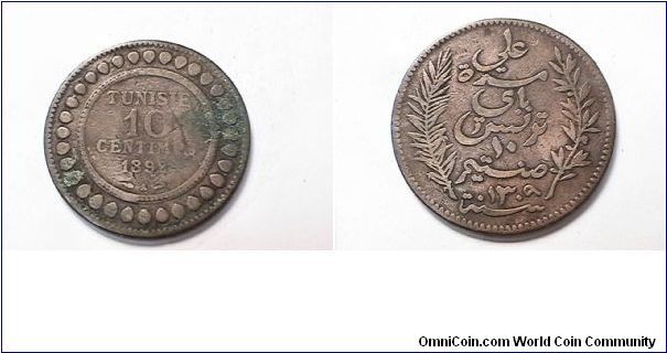 TUNISIE 10 CENTIMES
bronze