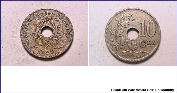 KONINKRIJK BELGIE 10 CENTIMES
copper nickel