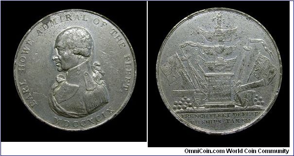 Death of Earl Howe.
Mm. 38 - White metal