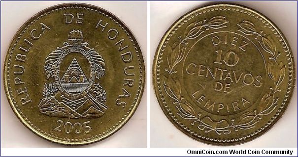 10 centavos de Lempira