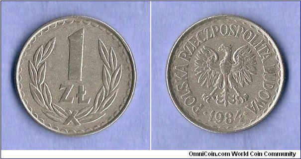 Denominacion: 1 Zloty