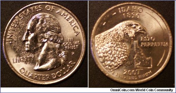 Idaho State quarter P mint mark
