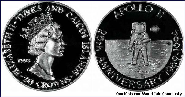 Poor production quality is evident on the obverse of this silver proof crown. Our photo is actually slightly flattering, the letters look rather indistinct, too close, and running into each other. Close inspection reveals a localised concave area around the portrait and each letter. This seems to be what gives this coin a 'Mickey Mouse' appearance.