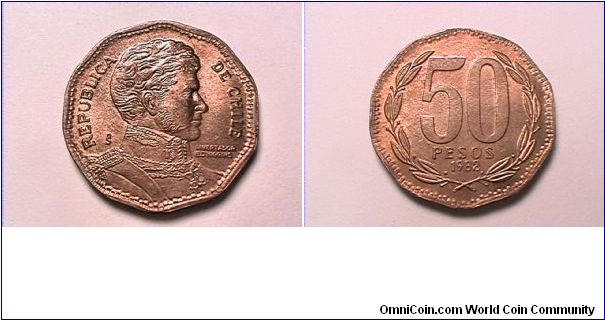 REPUBLICA DE CHILE
50 PESOS