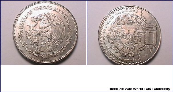 ESTADOS UNIDOS MEICANOS
50 PESOS
copper nickel