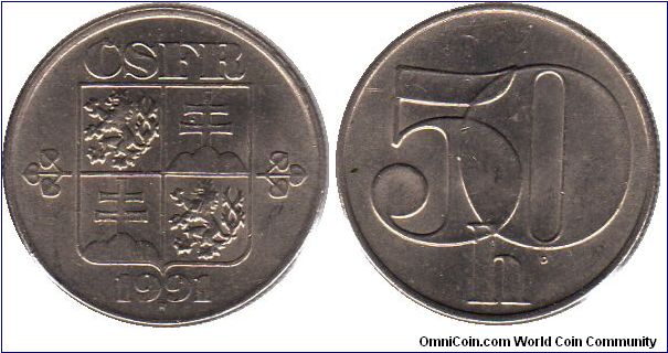 Czechoslovakia - 50 haleru