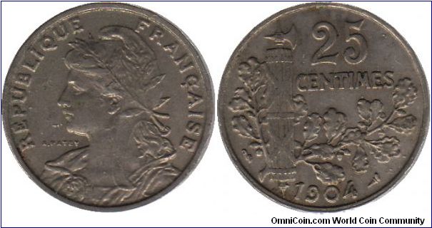 25 centimes