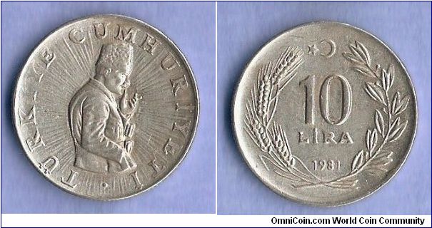 Denominacion: 10 Lira