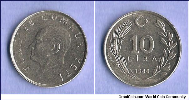 Denominacion: 10 Lira