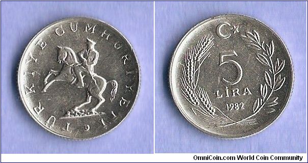 Denominacion: 5 Lira