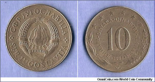 Denominacion: 10 Dinares