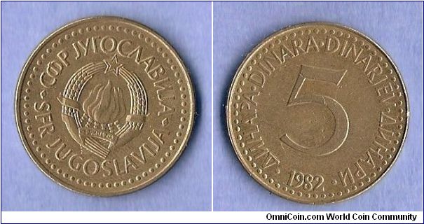 Denominacion: 5 Dinares
