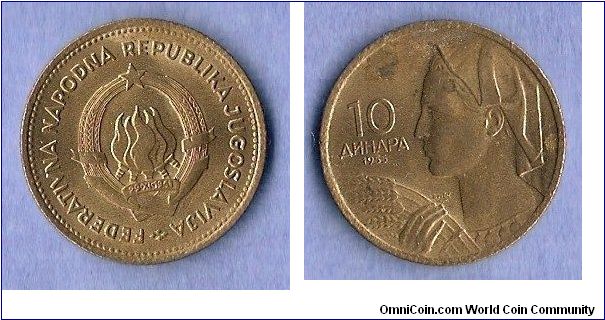 Denominacion: 10 Dinares