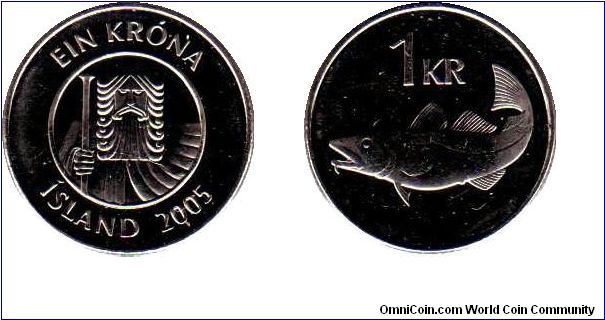 1 Krona - Cod fish