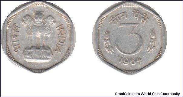 3 paise - Type 1