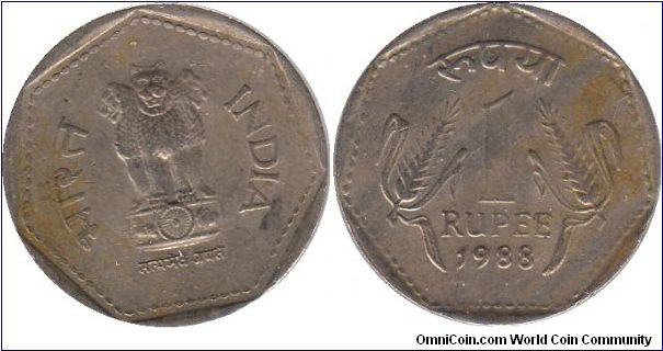 1 Rupee - Calcutta