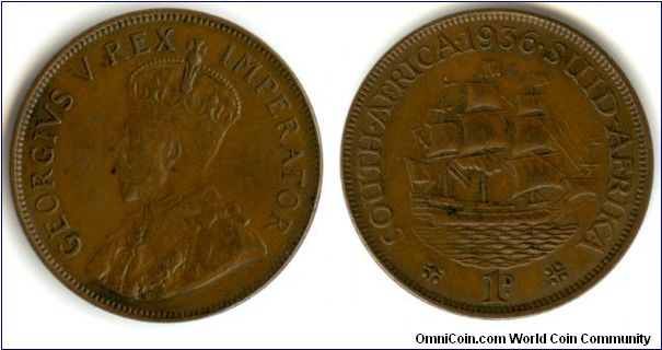 A penny from Southafrica
