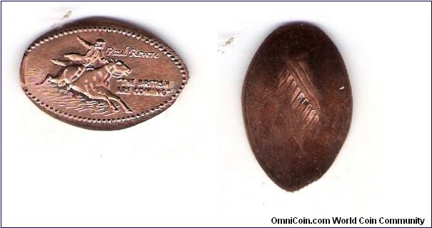 1974-S
ELONGATED  LINCOLN CENT
PAUL REVERE
QUINCY MARKET(BOSTON)
FANEVIL HALL

FROM JOEYUK
FROM THE CCF FORUM