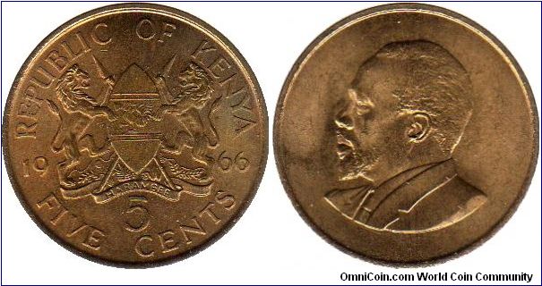 5 cents - broken from set.